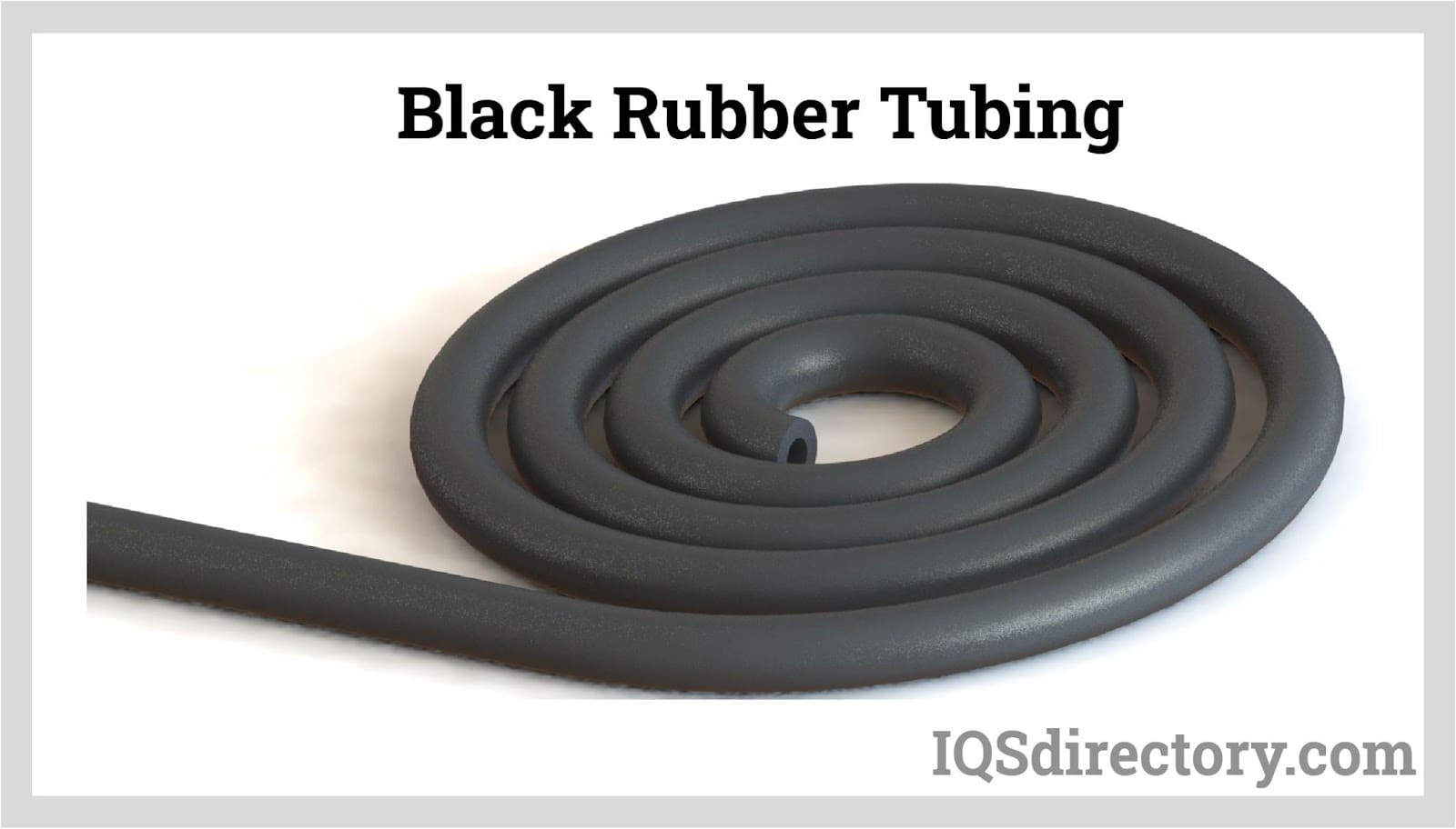 Black Rubber Tubing